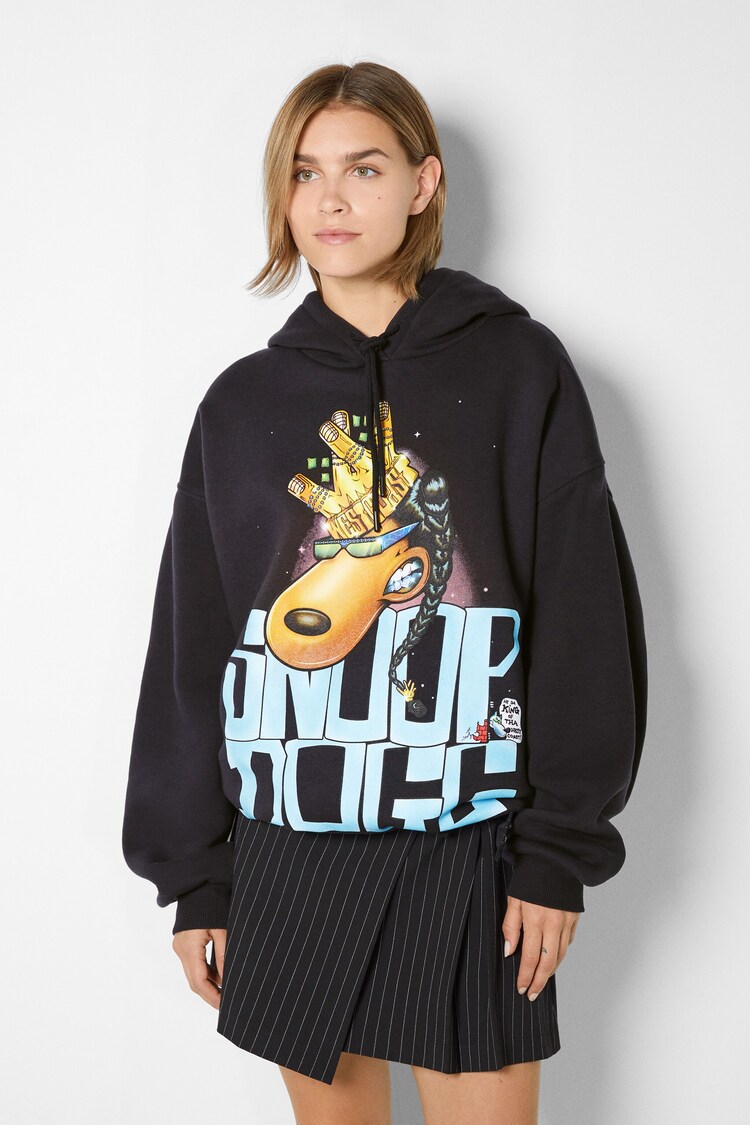 Snoop Dogg print hoodie
