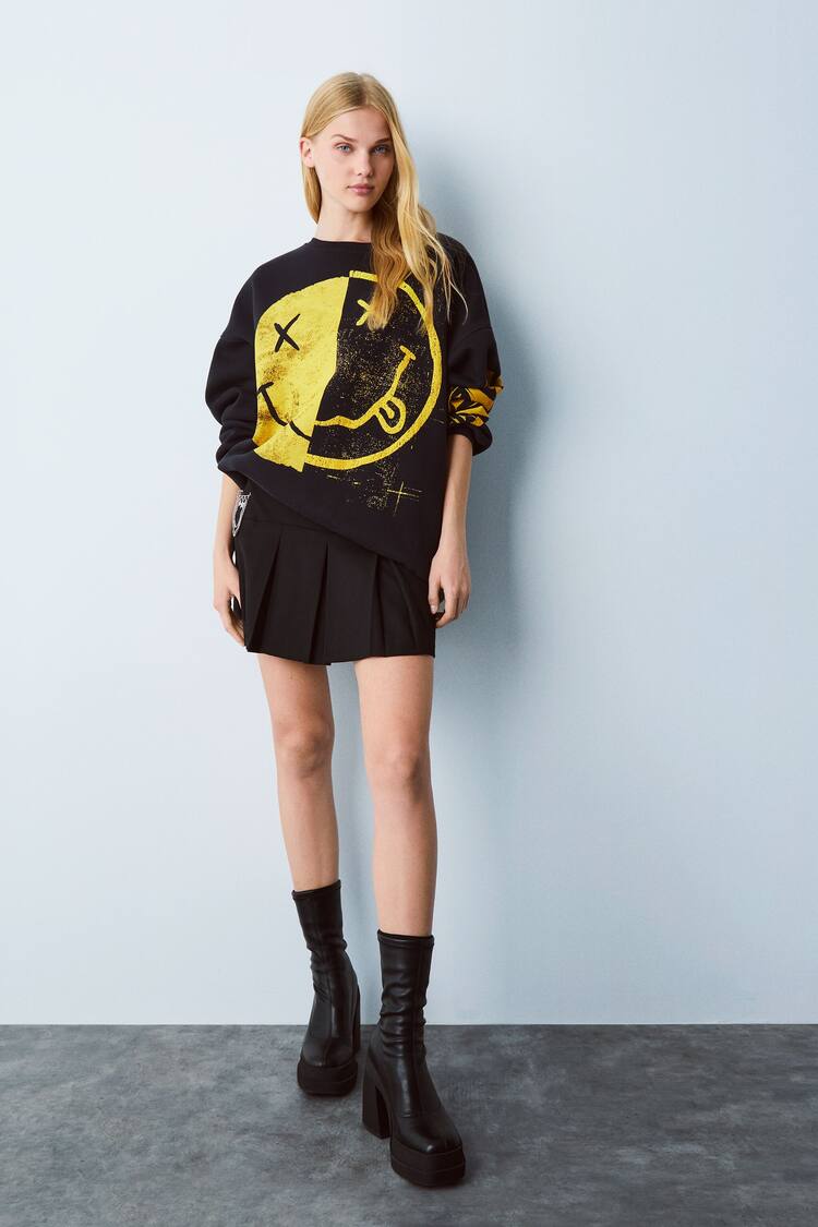Nirvana print sweatshirt