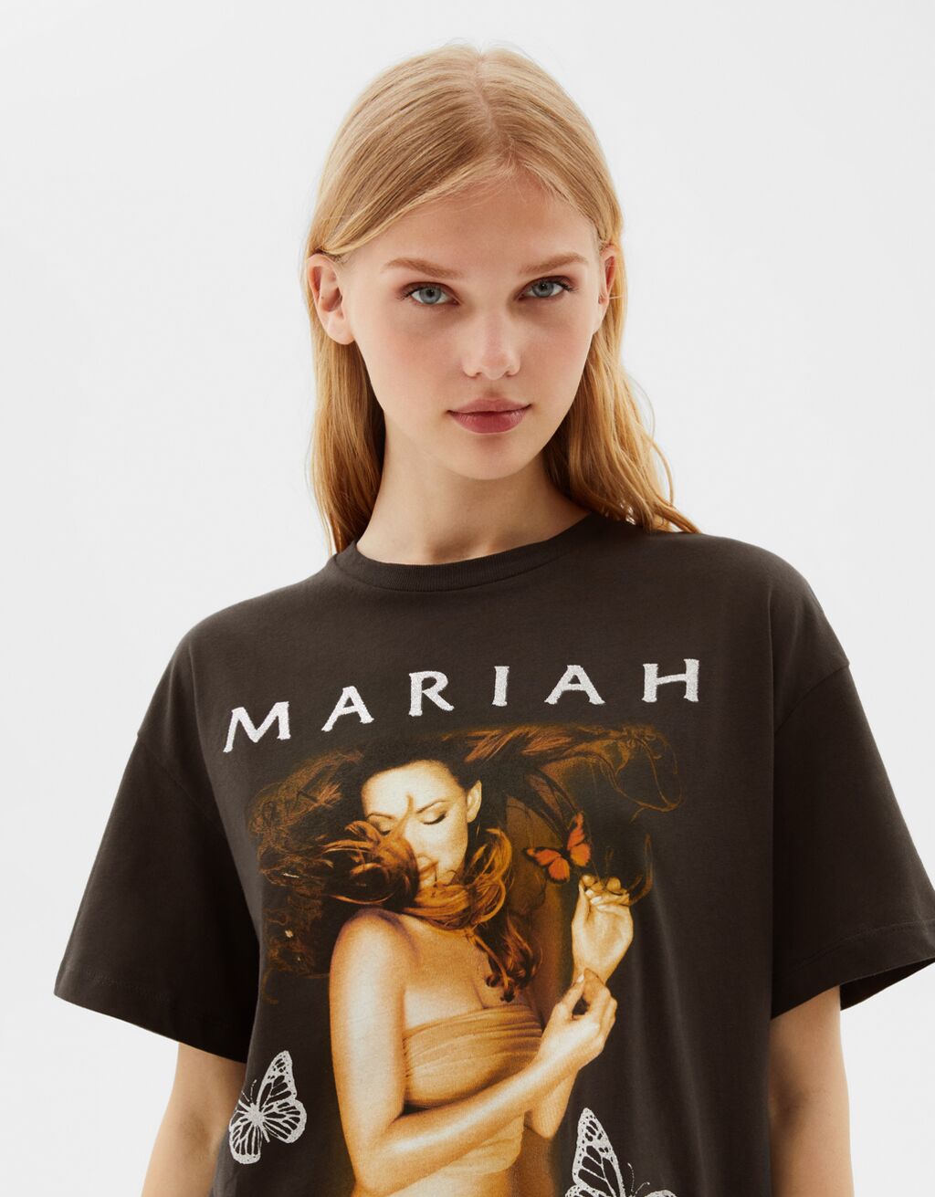 Mariah Carey Short Sleeve T Shirt Woman Bershka