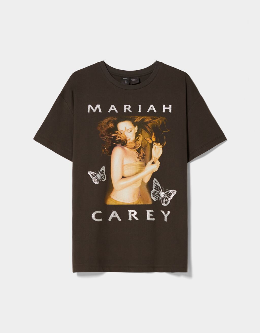 T-shirt manga curta Mariah Carey