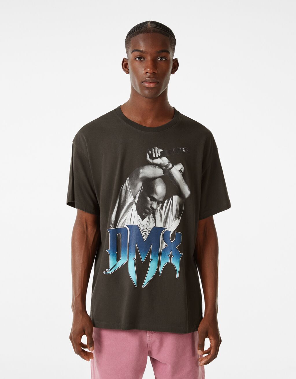 T-shirt met DMX-print en korte mouw
