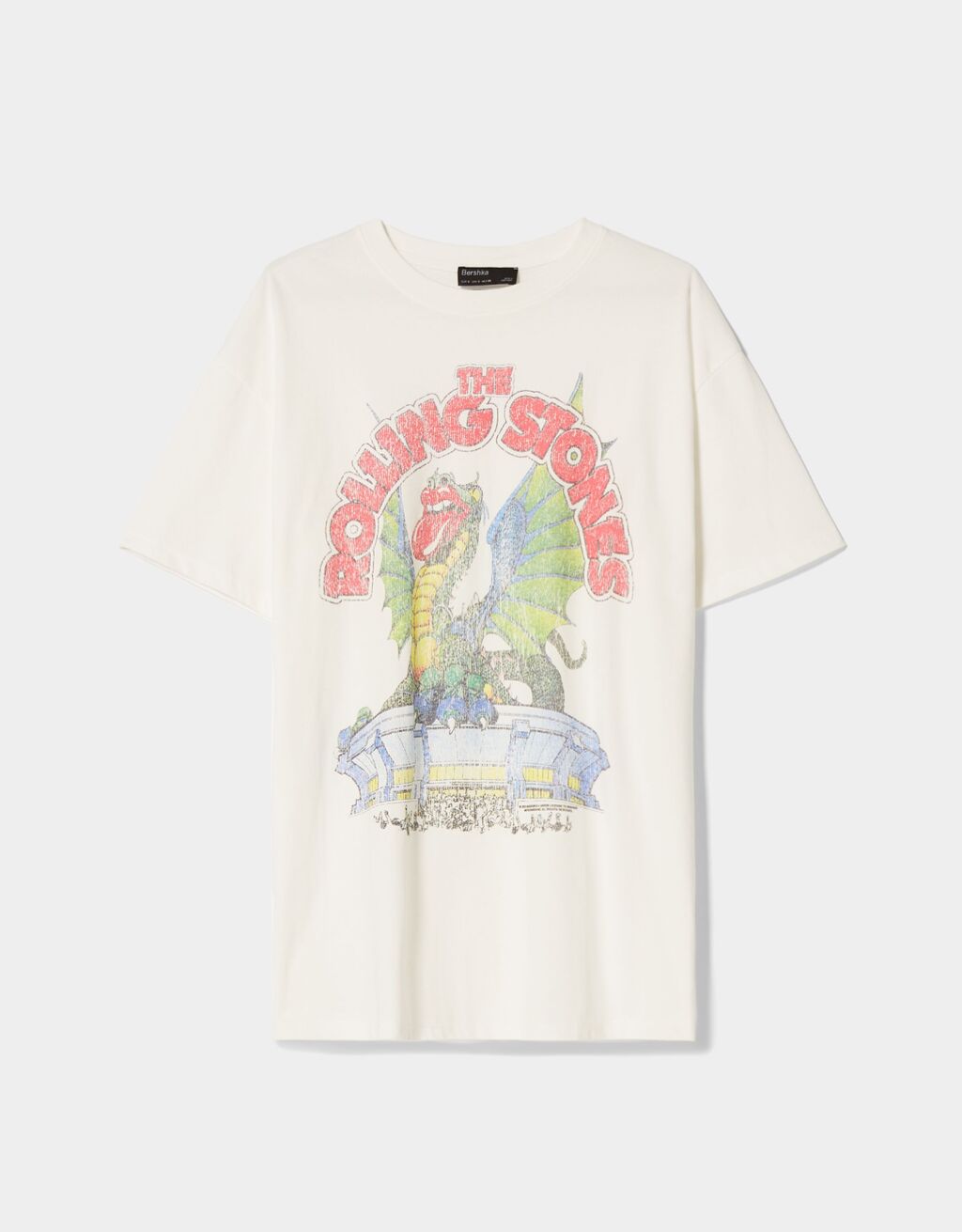 Short sleeve Rolling Stones print T-shirt
