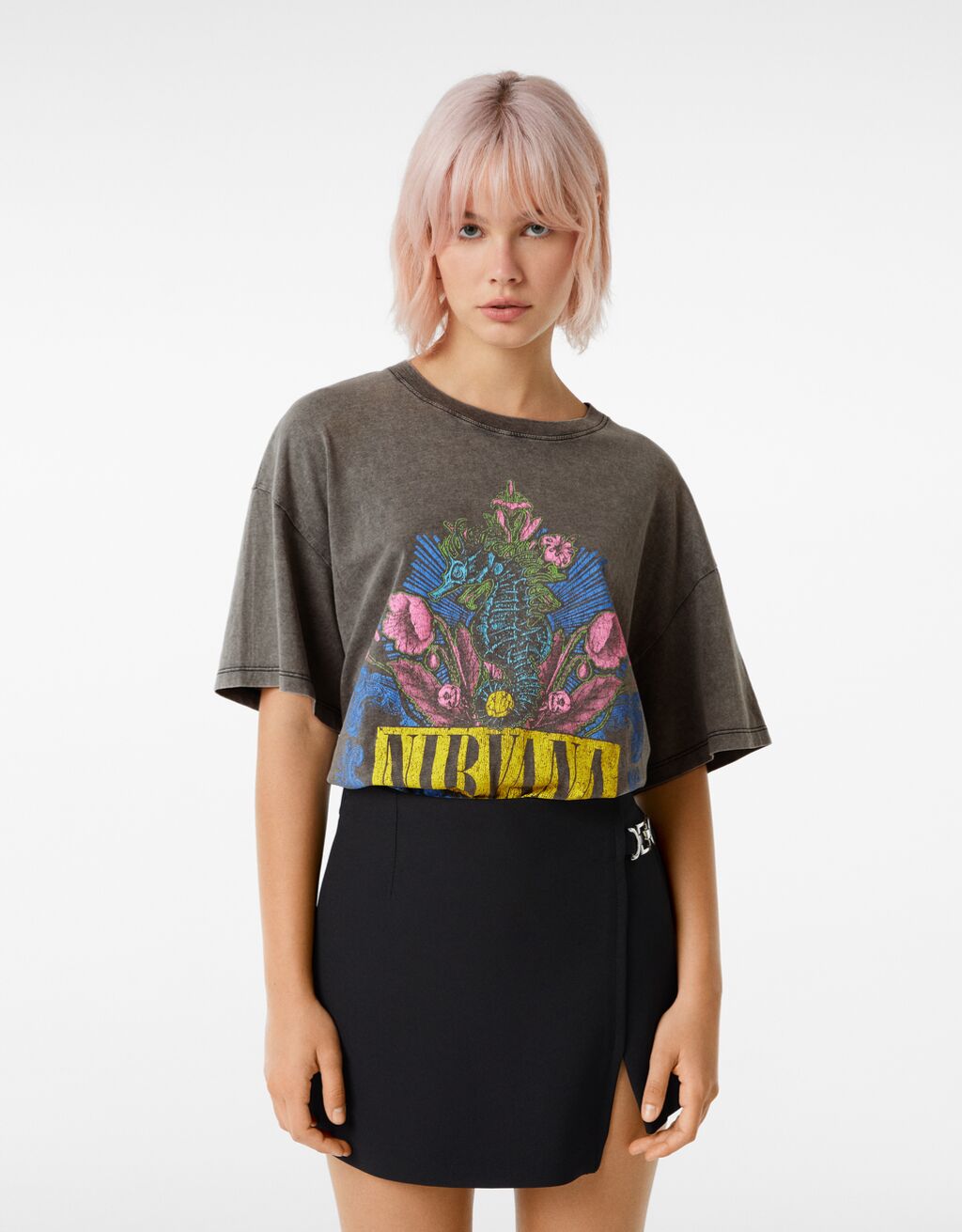 Nirvana T-shirt Seahorse met korte mouw