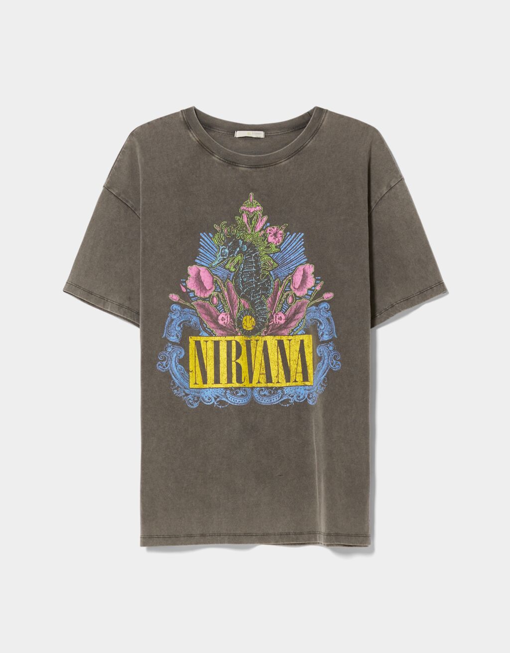 Camiseta manga curta Nirvana Seahorse