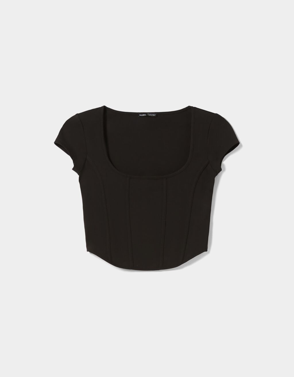 T-shirt corset manches courtes