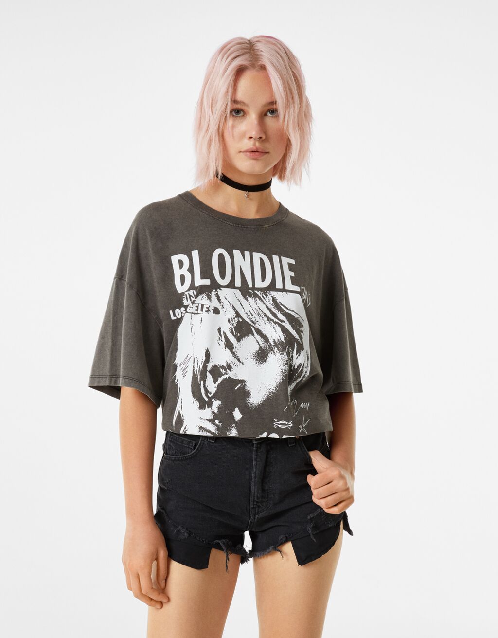 Short sleeve Blondie print T-shirt