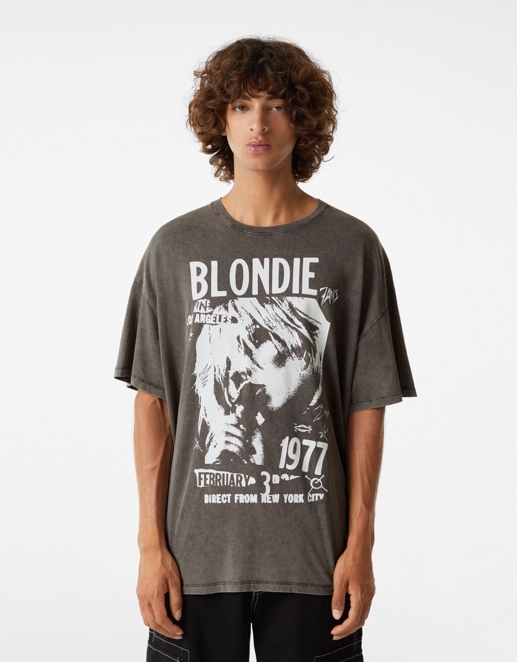 T-shirt met korte mouw en Blondie print