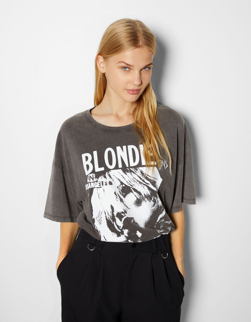 Camiseta manga curta estampado Blondie