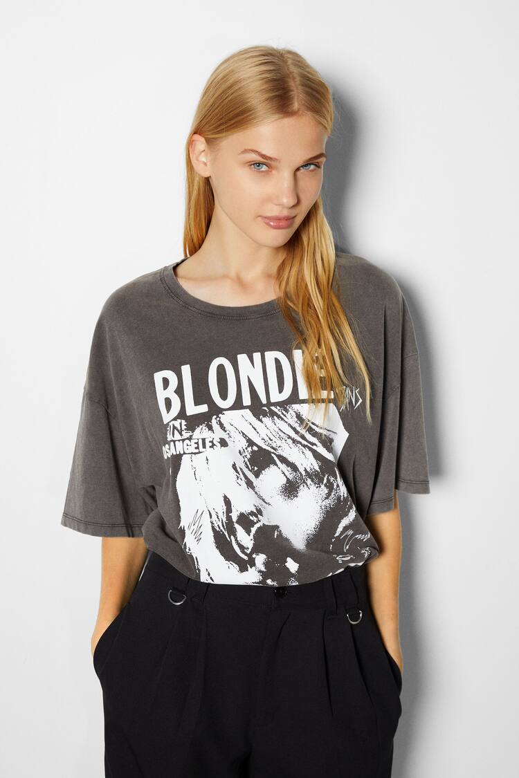 Camiseta manga corta print Blondie