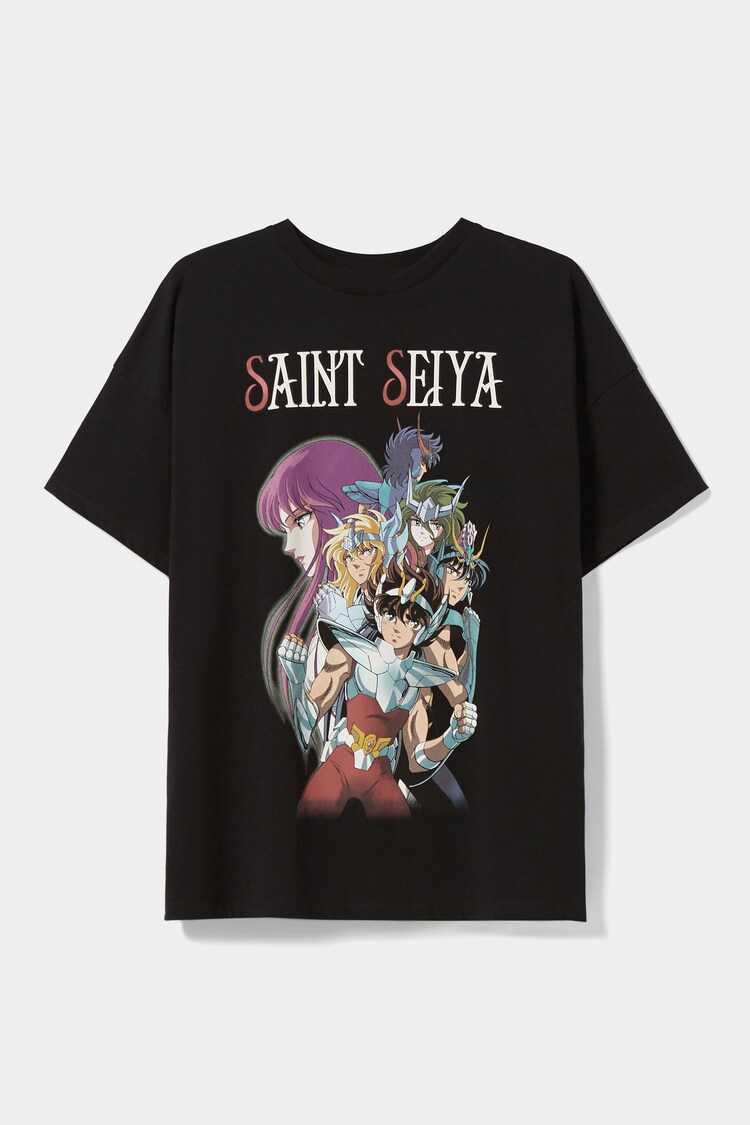 Kortærmet T-shirt med Saint Seiya-print