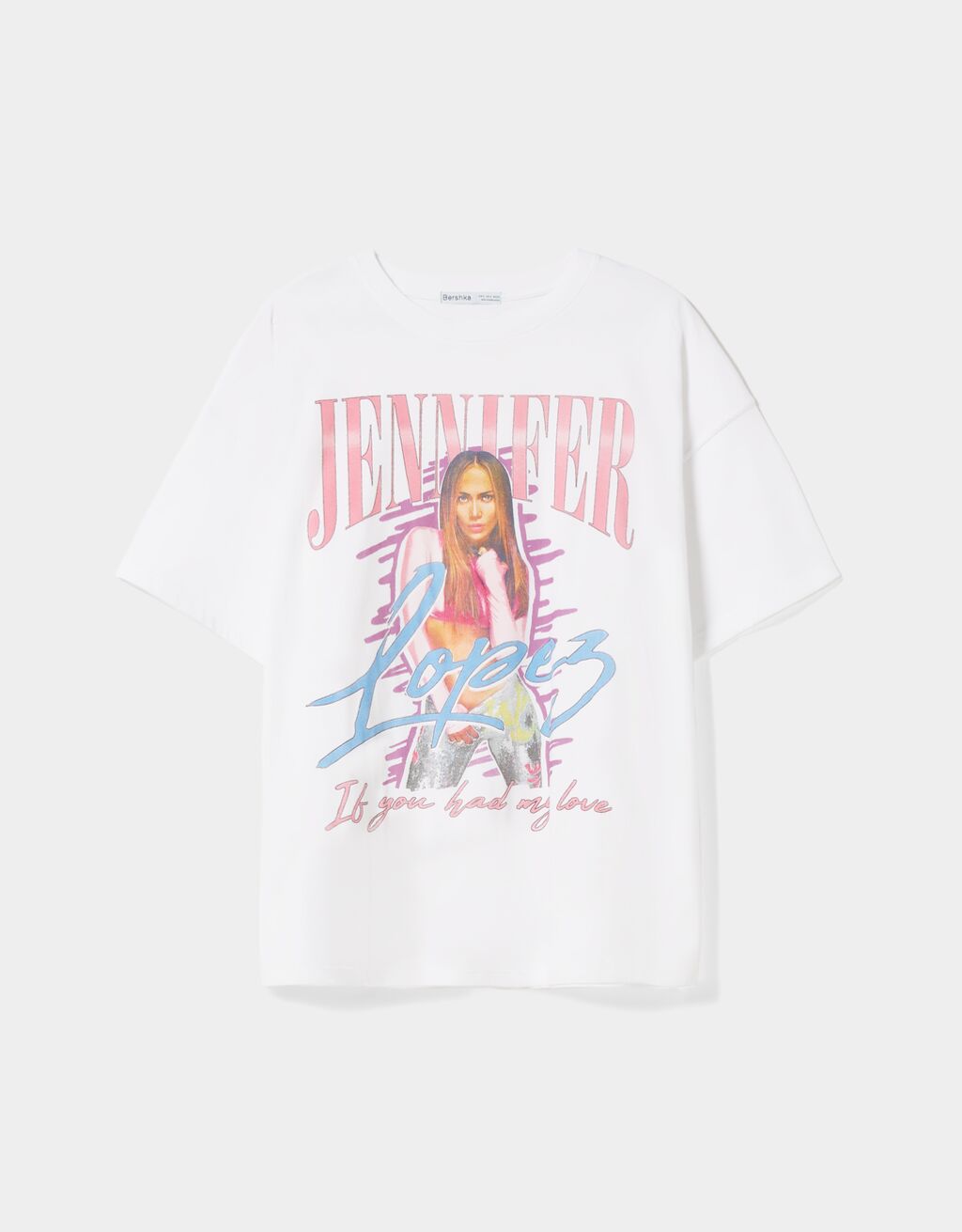 Camiseta manga corta print Jennifer Lopez