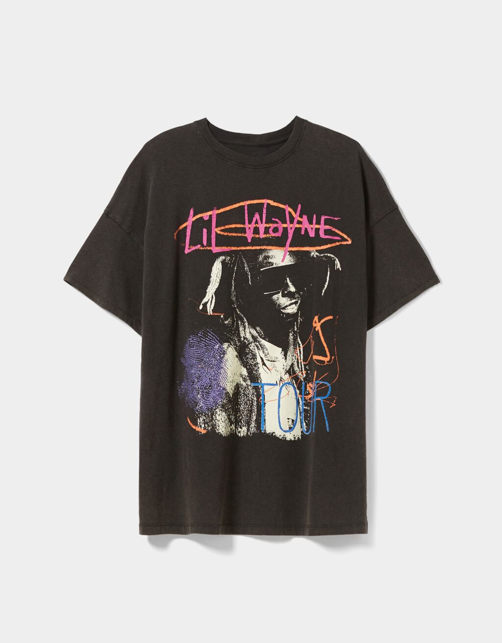 T-Shirt mit Lil Wayne-Print