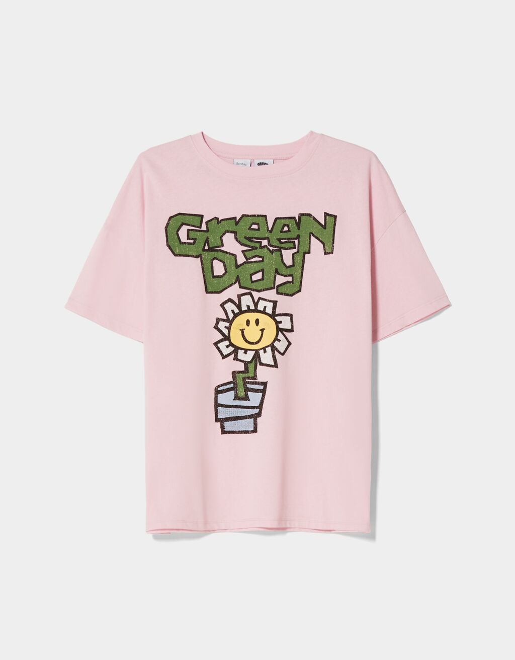T-shirt manga curta padrão Green Day
