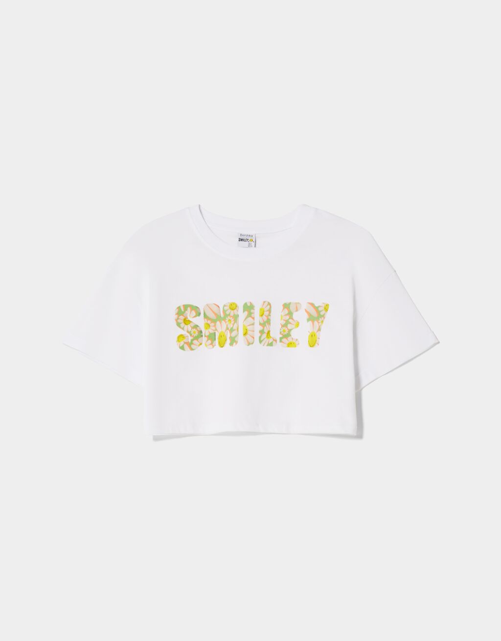T-shirt met Smiley®-print en korte mouw