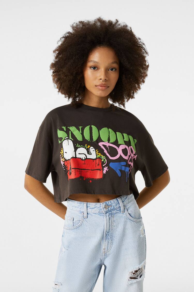 T-shirt manches courtes Snoopy dog