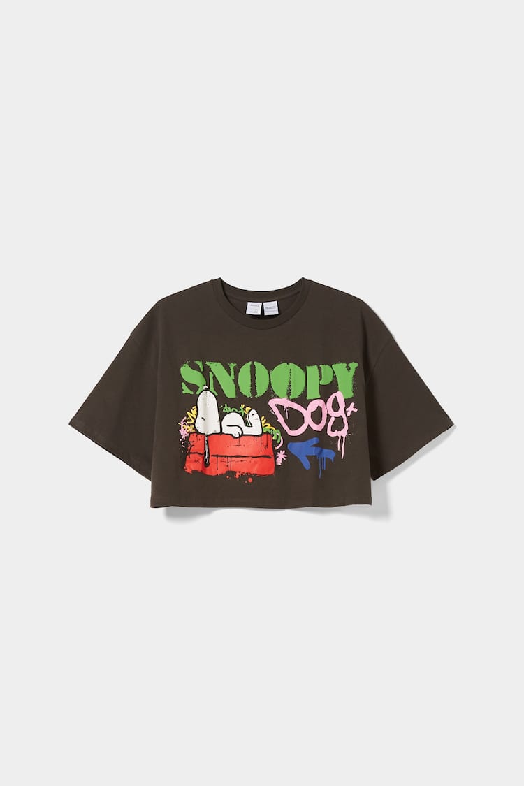 T-shirt manga curta Snoopy Dog