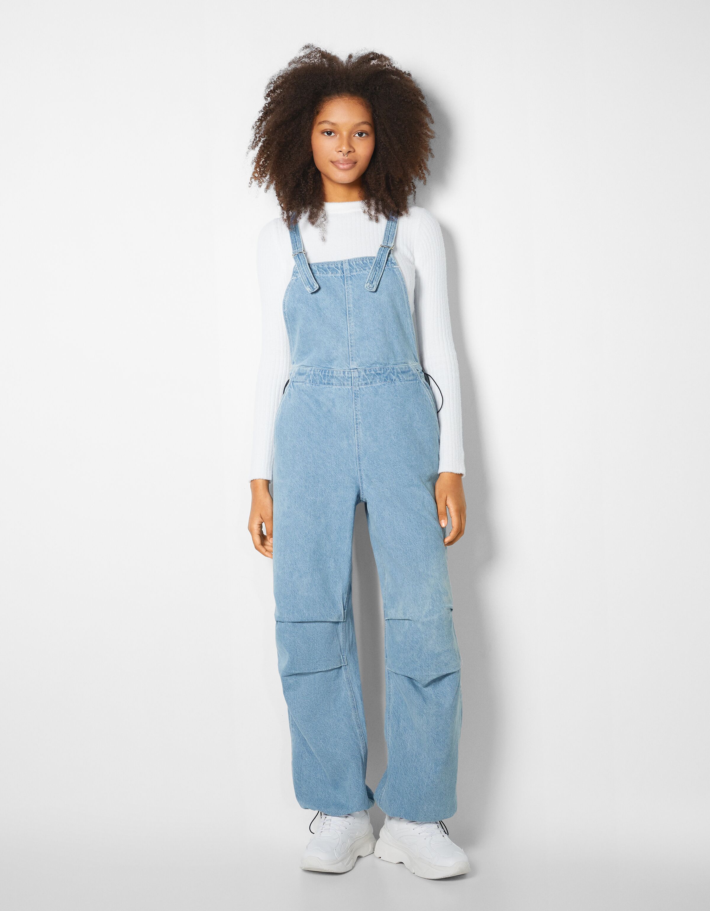 bershka jumpsuit jeans