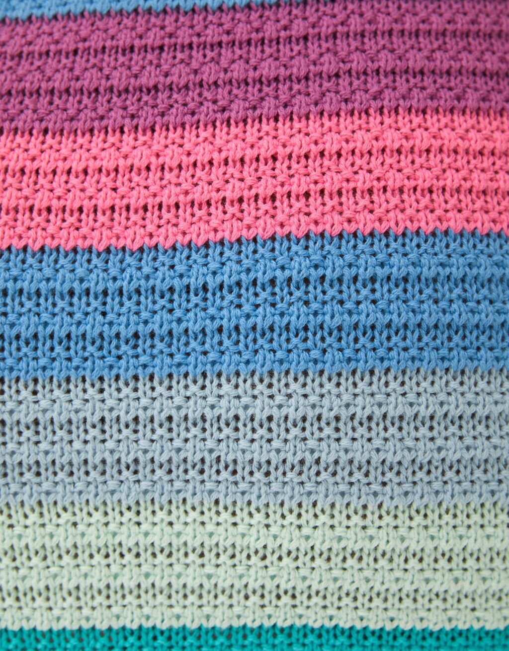 Top crochet rayures