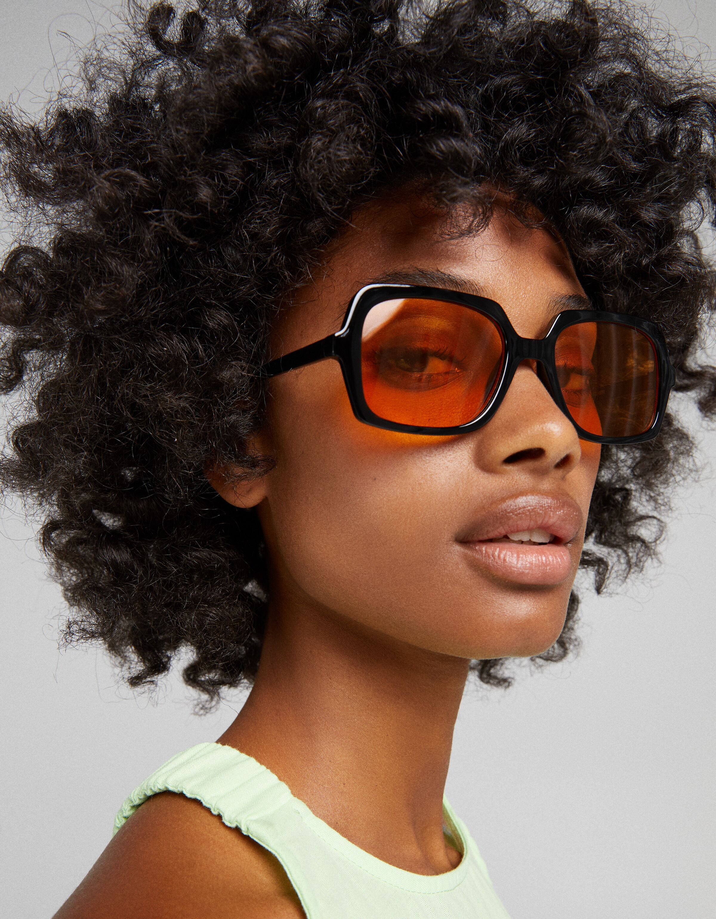 orange retro glasses