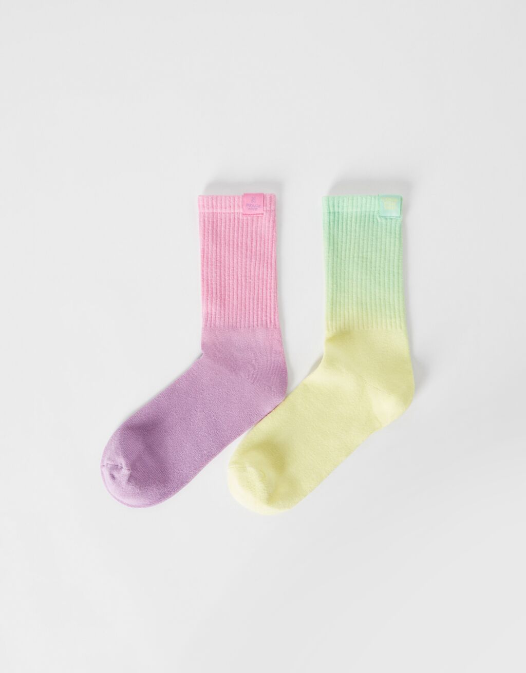 Conjunto de 2 pares de meias ombré dye