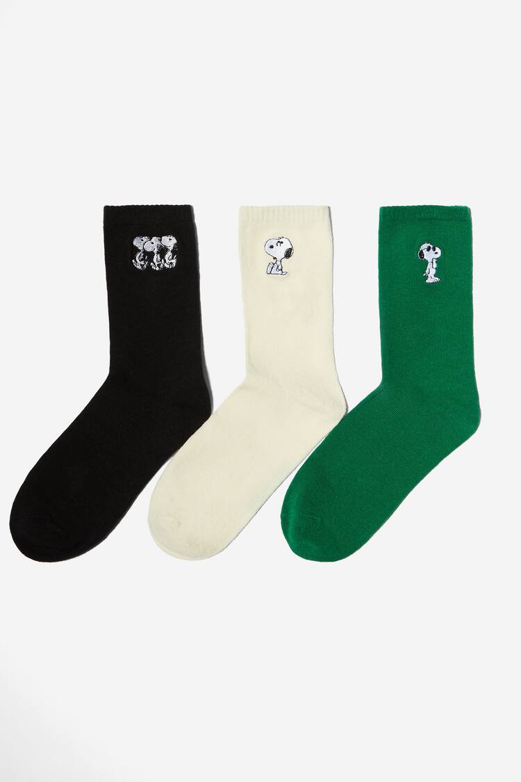 Lot 3 chaussettes Snoopy