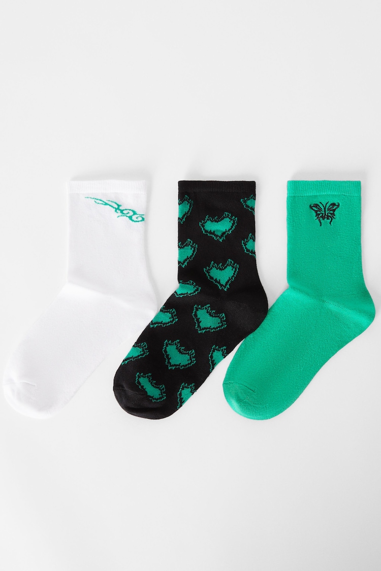 3-pack of coloured socks