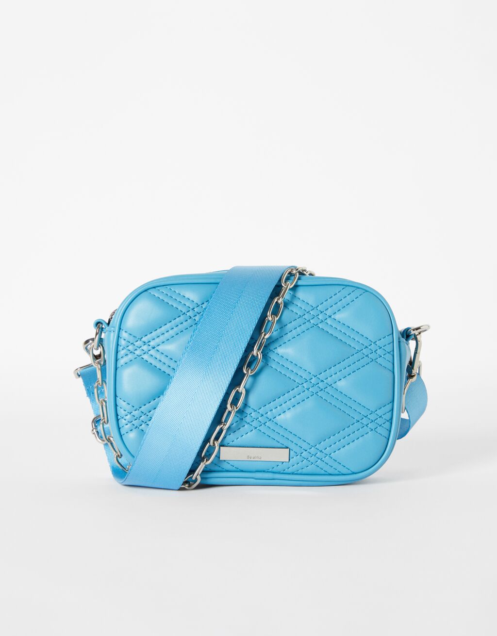 Crossbody bag with chain Woman Bershka