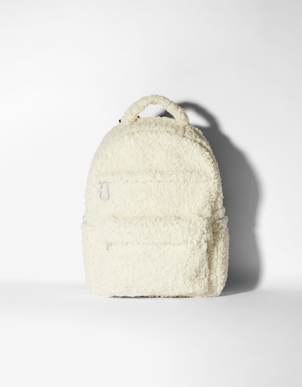 Faux fur backpack