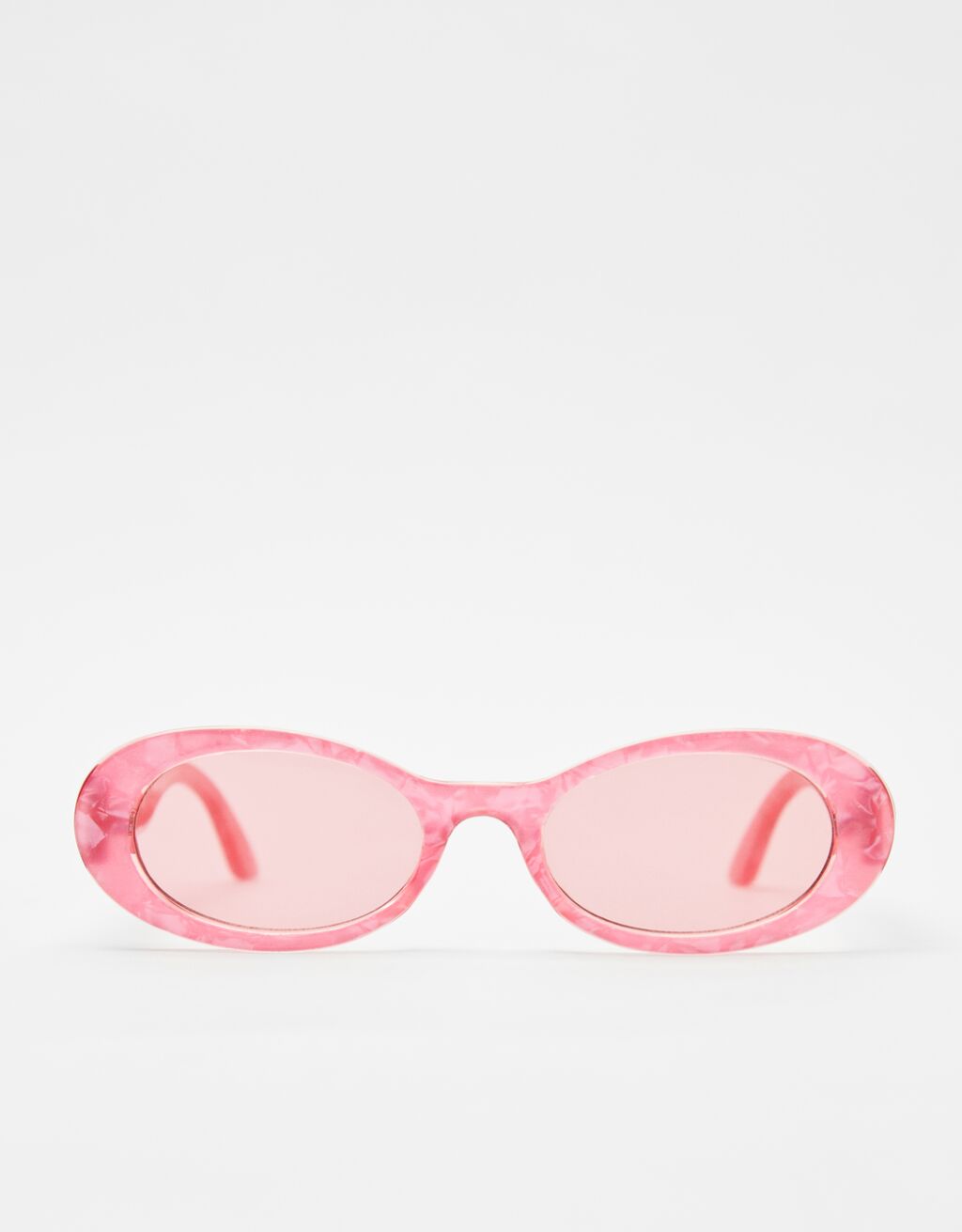 Coloured oval sunglasses