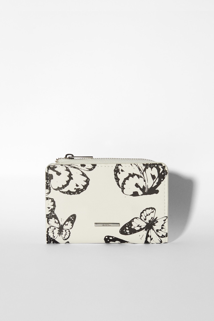 Butterfly print purse