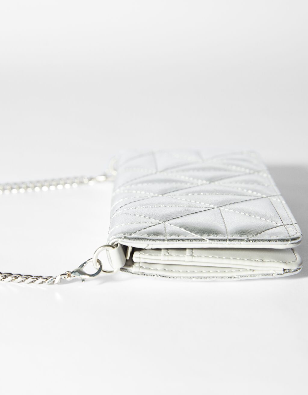 Mini purse with metallic handle Woman Bershka