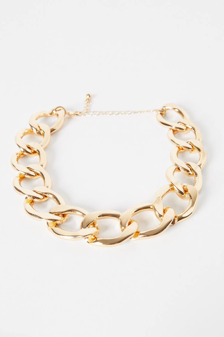 Thick chain necklace