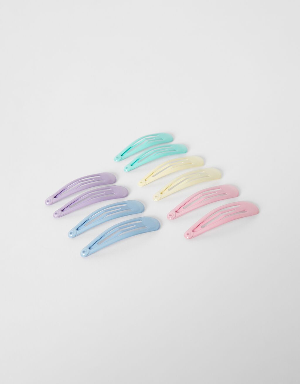Pack of 10 colored hair clips