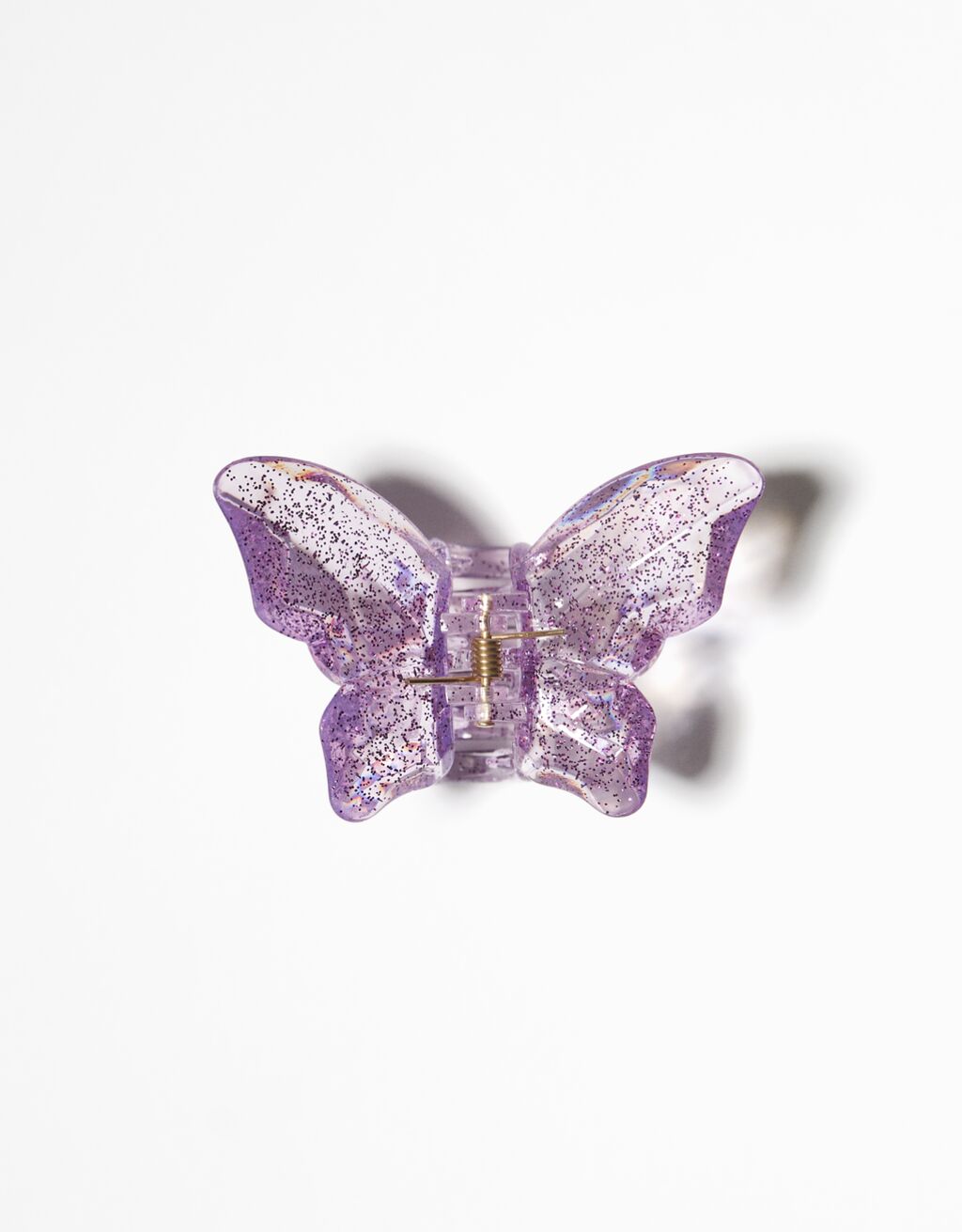 Shiny butterfly hair clip