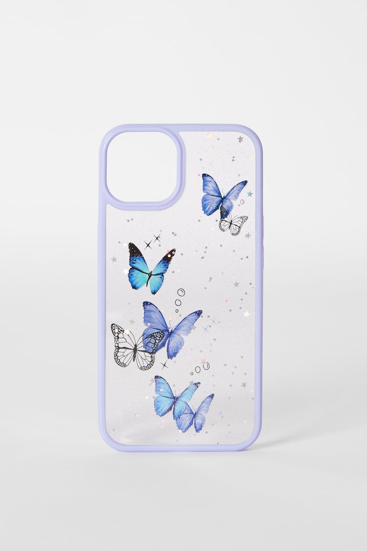 Coque mobile iPhone papillons