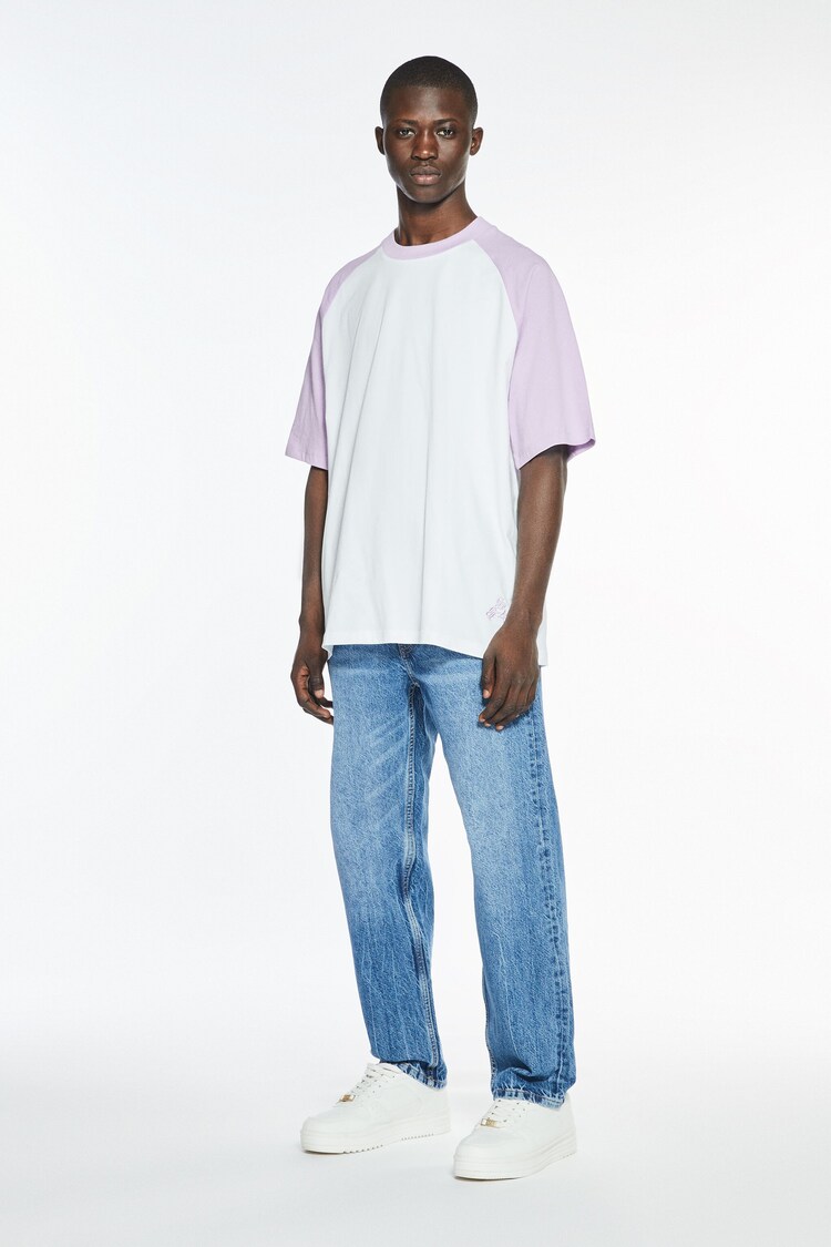 Hlače iz džinsa v stilu 90.let s širokimi hlačnicami