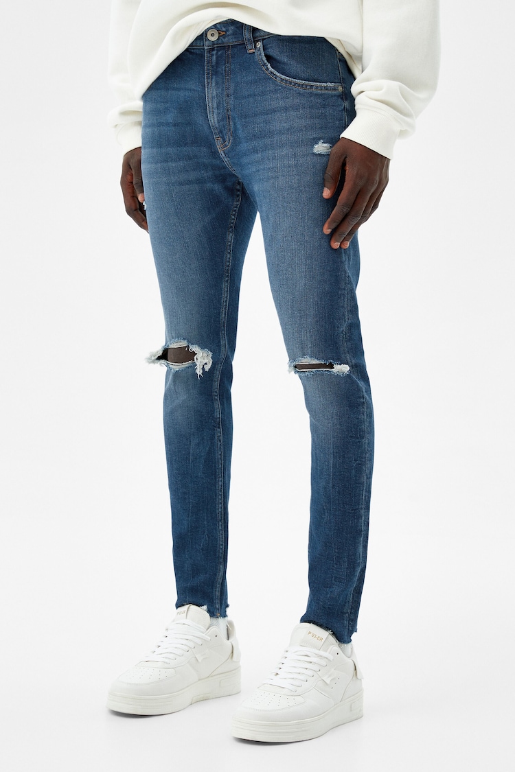 Jeans super skinny rotos