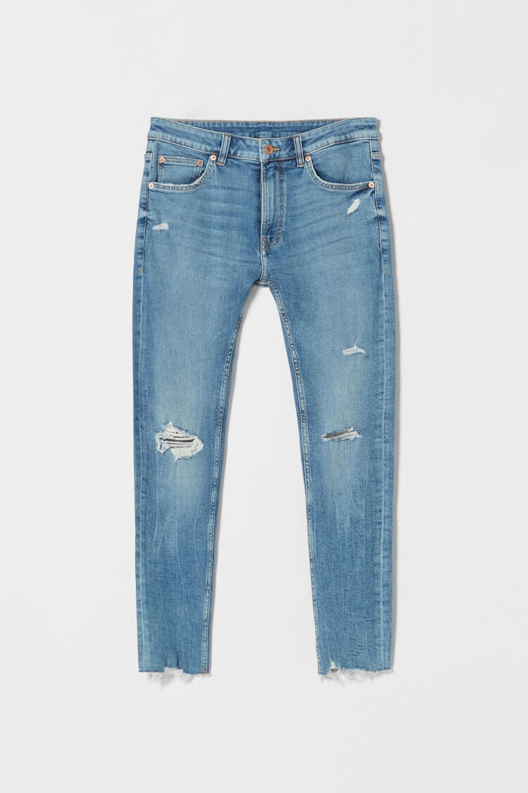 Super skinny fit jeans med huller