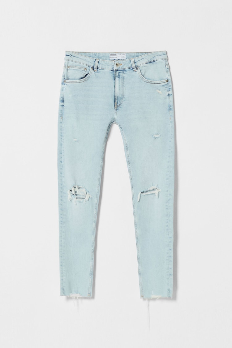 Super skinny fit jeans med huller