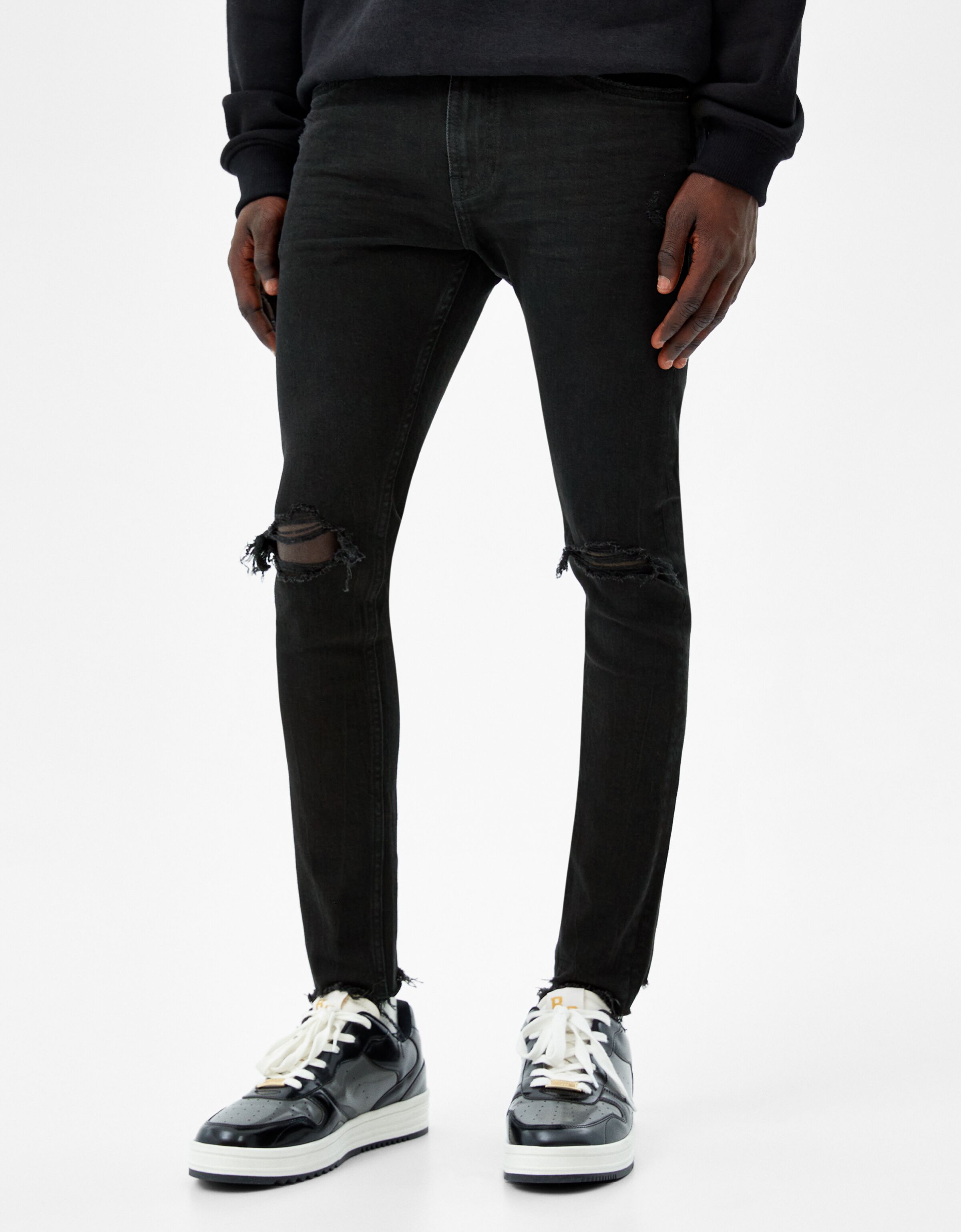 bershka men's skinny jeans