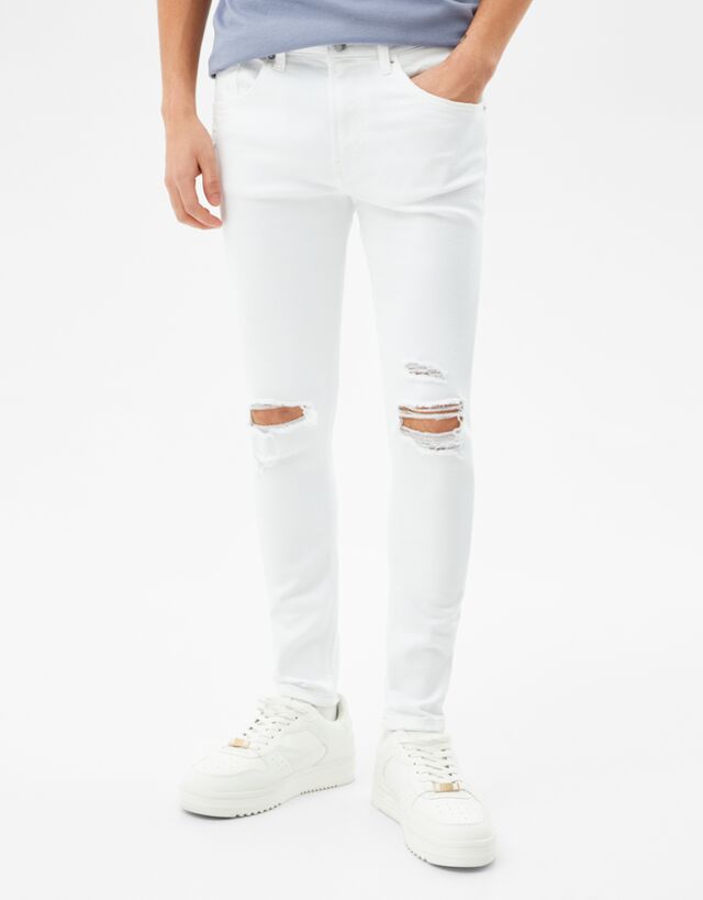 Jeans super skinny - Denim - Hombre | Bershka