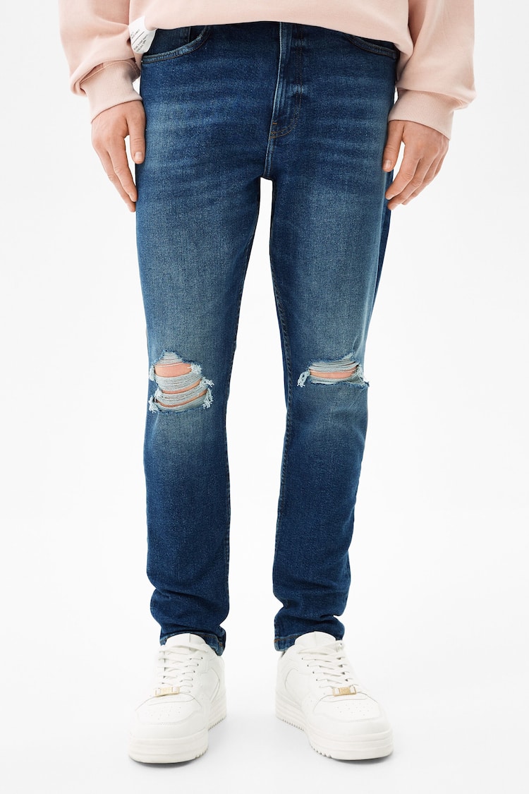 Jeans carrot rotos