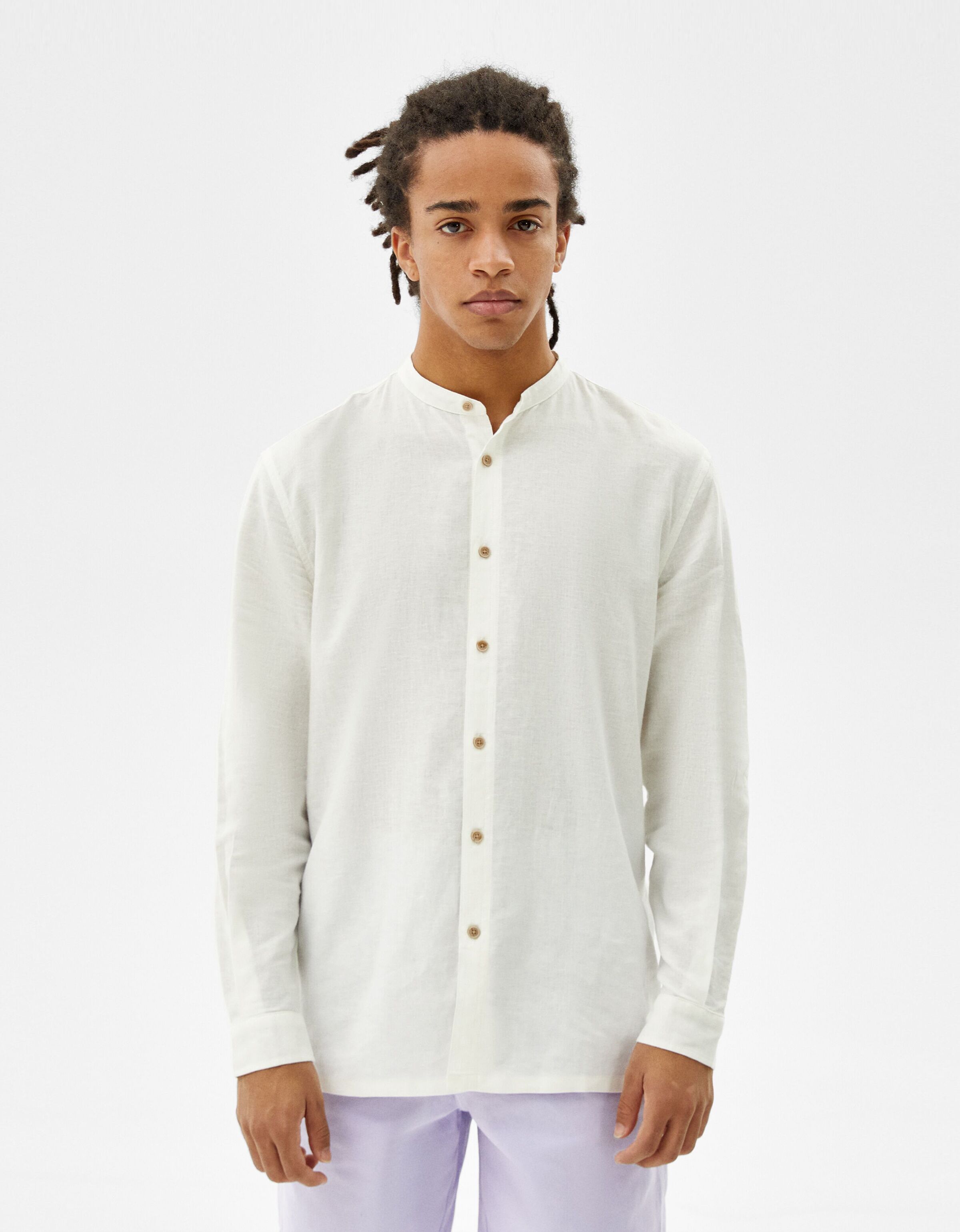 bershka white shirt