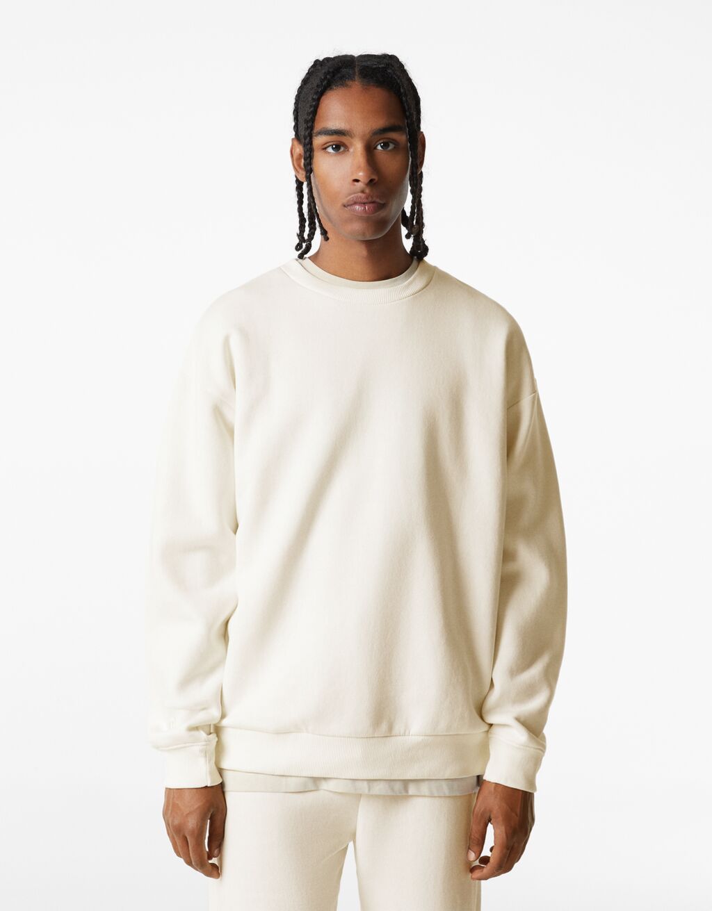 Sweat oversize col rond