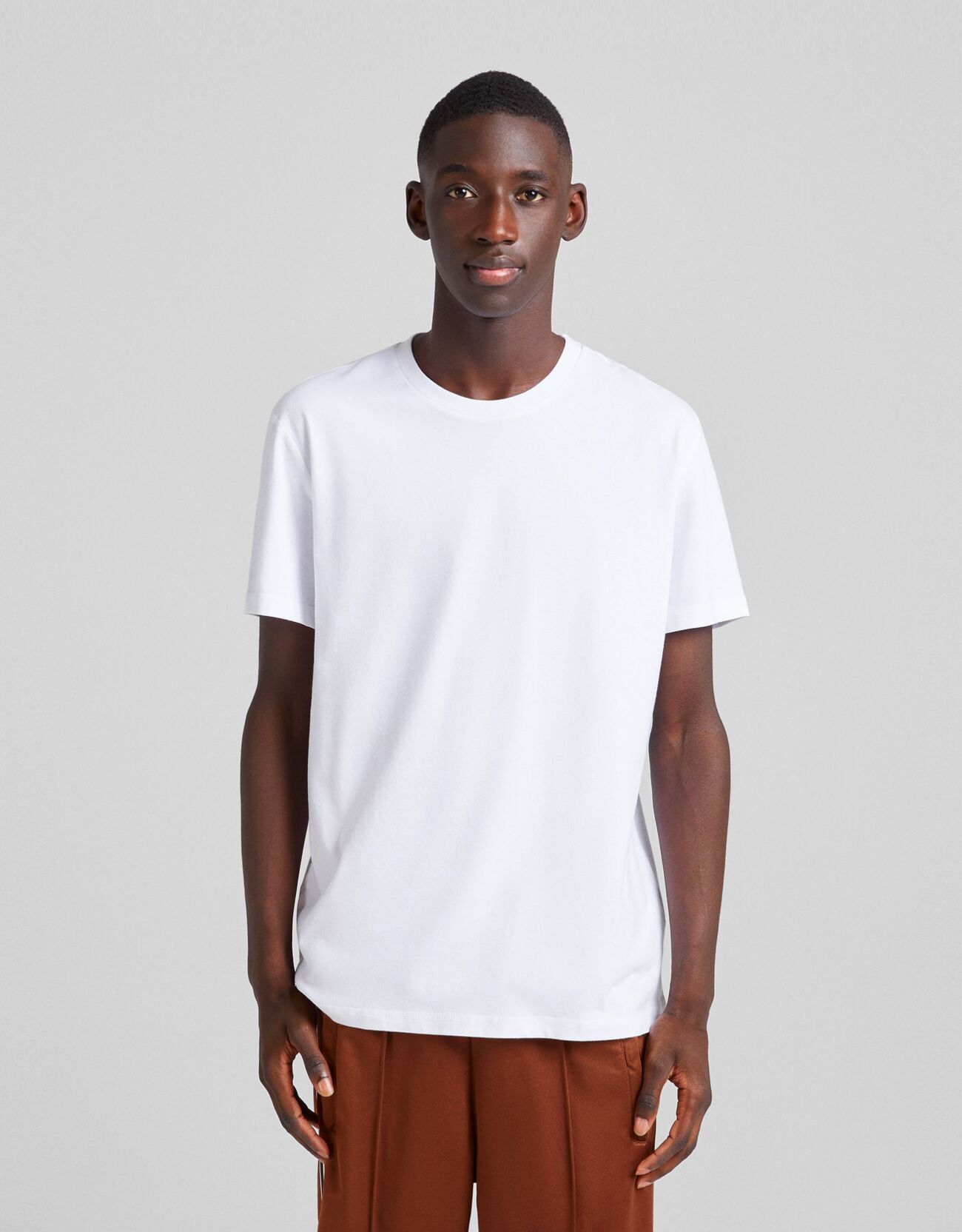 Bershka regular fit t shirt Clearance