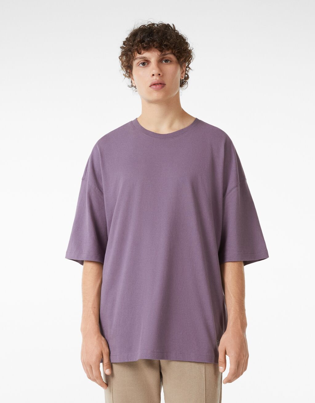 Extra-loose-fit short sleeve T-shirt