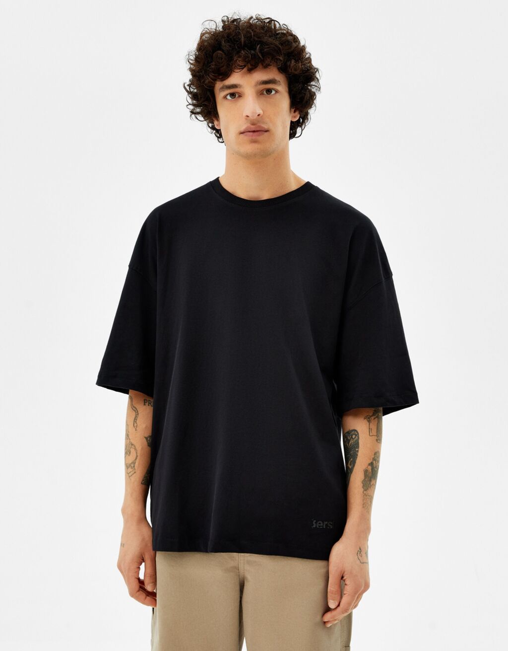 T-shirt extra loose manches courtes