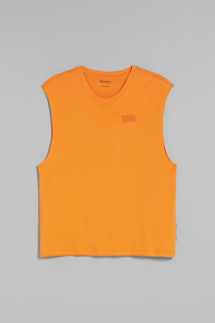 Kaus tanpa lengan worker-style fit