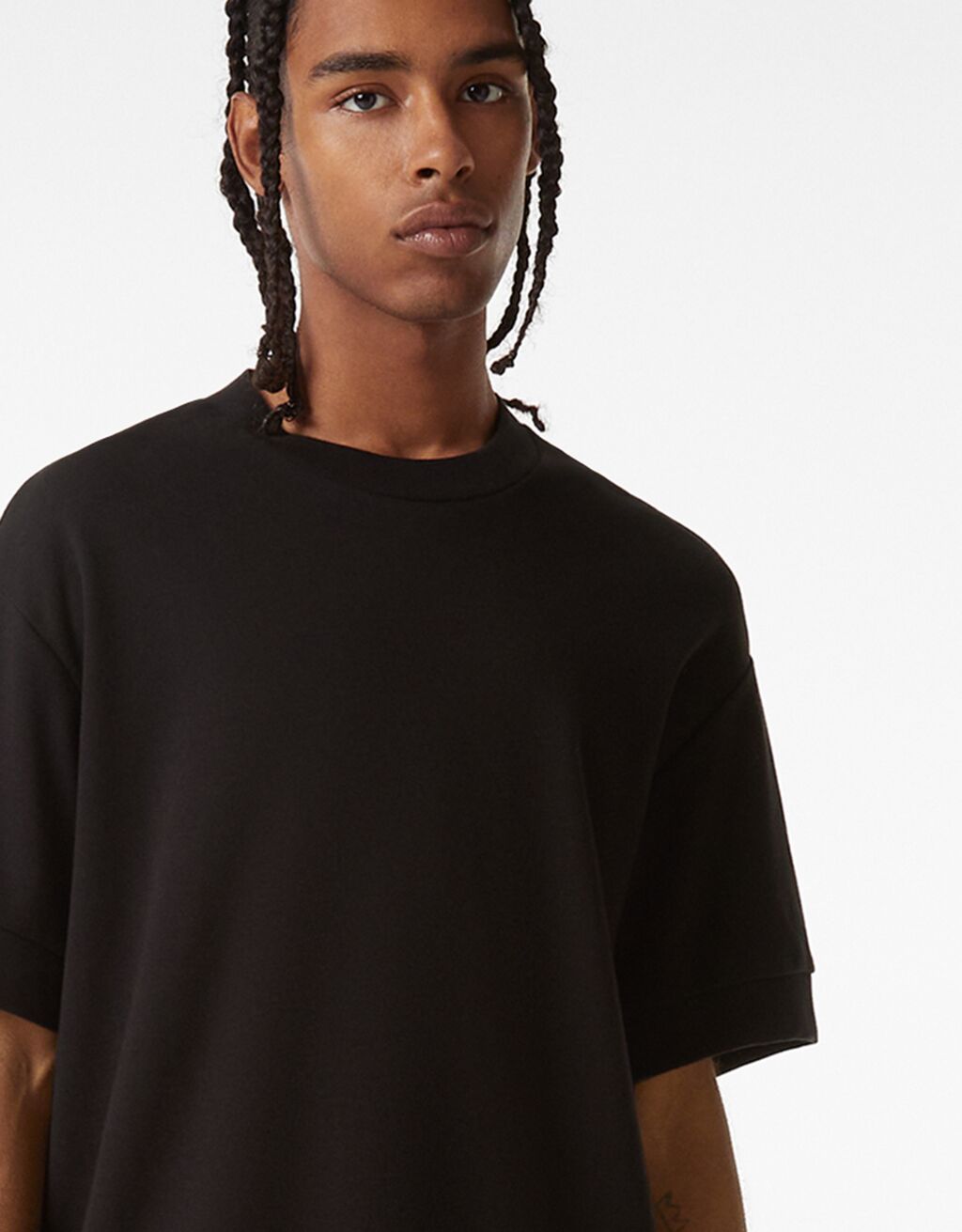 Boxy fit short sleeve Tshirt Man Bershka