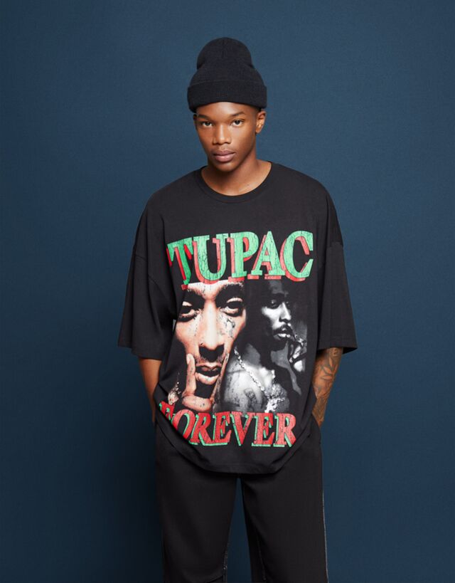 biggie t shirt bershka